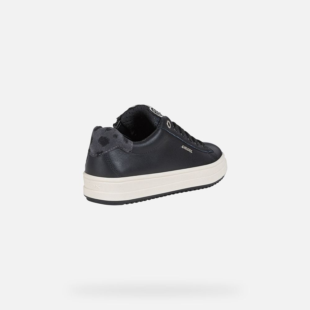 Geox Sneakers Black Rebecca - Geox Girls Shoes - NVXBJC804